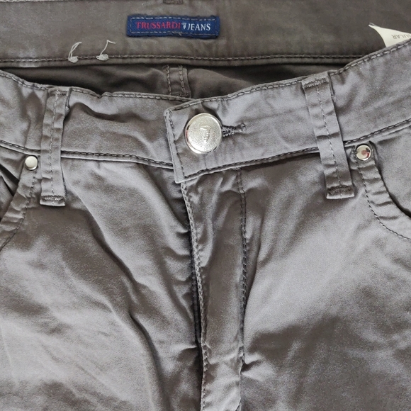 Trussardi Jeans (Italy), Classical, Olive colour, size L 🇮🇹 - Picture 6 of 9